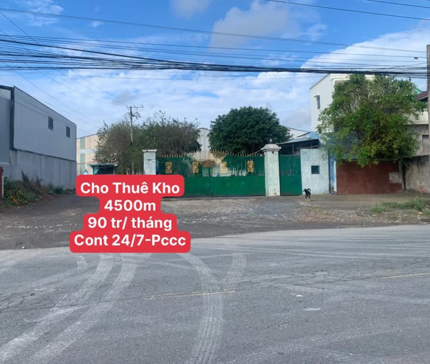 Cho Thuê Kho Xưởng 4500m² Mỹ Yên, Long An - 90 Triệu/Tháng