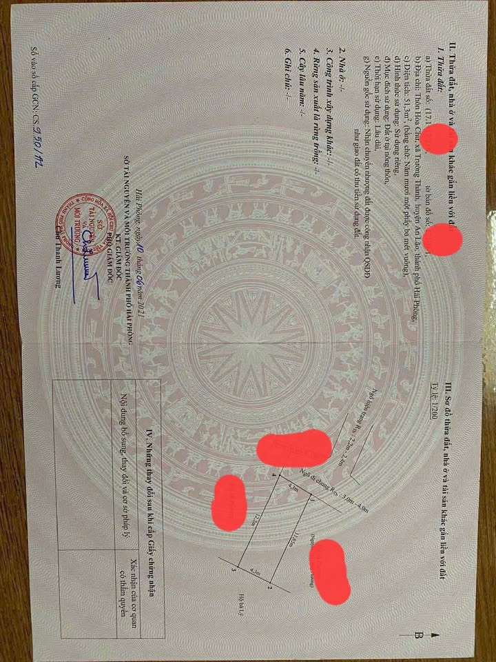 Đất nền An Lão, Hải Phòng 61m² - Sổ đỏ chính chủ, sẵn sàng giao dịch!