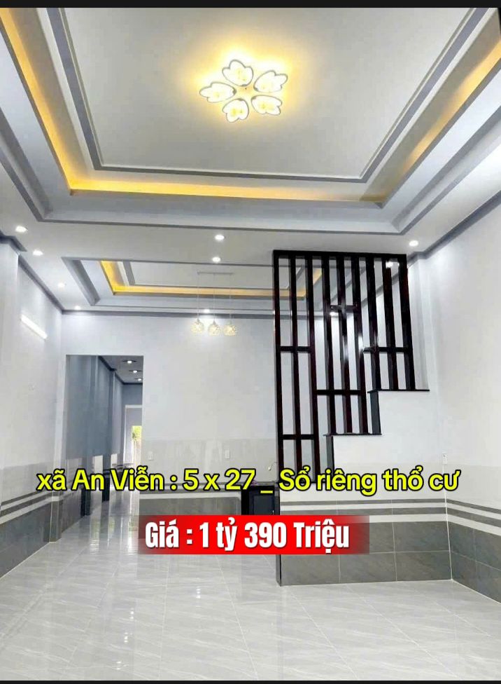 Nhà An Viễn Long Thành 135m² giá 1.39 tỷ - Sổ hồng sẵn, ô tô tận cửa!