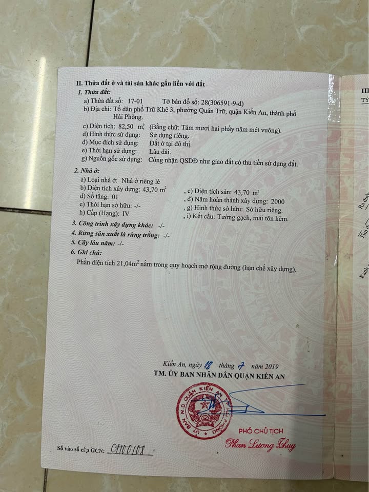 Bán Đất Mặt Tiền Đường Đất Đỏ, Kiến An 137m² - Kinh Doanh Sầm Uất
