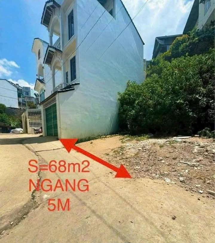 Đất nền P6 Đà Lạt 68.5m² - Pháp lý rõ ràng, xây dựng ngay!