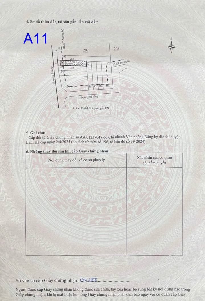 Đất nền Lâm Hà 105m² giá 350 triệu - Sổ đỏ chính chủ