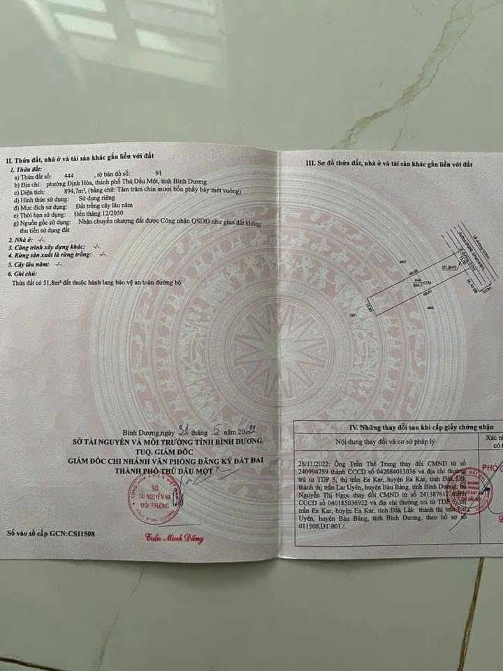 Bán Đất Mặt Tiền DX065, Thủ Dầu Một - 897m² Thổ Cư, Gần Võ Văn Kiệt