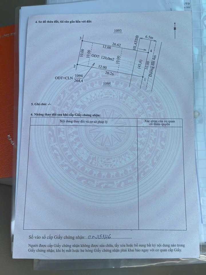 Đất nền Chánh Phú Hòa, Tân Uyên 260m² - Sổ đỏ, Giá 2 tỷ - Đầu tư sinh lời