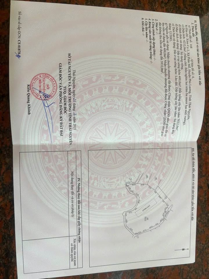 Bán Đất Vườn 4232m² Kèm Trang Trại Gà Kiên Cố, Thái Nguyên