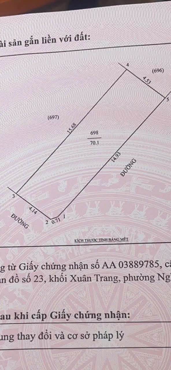 Đất nền An Thuyên Vinh 70m² giá 3 tỷ - Tiềm năng tăng giá vượt trội!