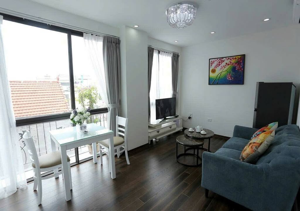 Cho thuê căn hộ 1PN Tô Ngọc Vân, Tây Hồ - 60m² full nội thất