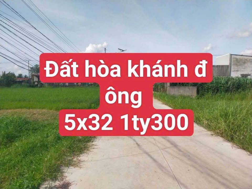 Đất Nền Đức Hòa 160m² - Sổ Hồng Sẵn Sàng - Giá 1.3 Tỷ