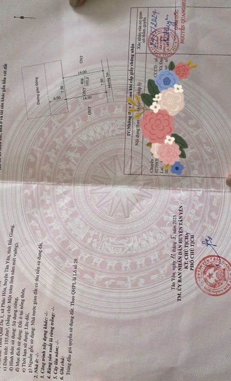 Đất nền Phúc Hòa, Tân Yên 105m² - Pháp lý rõ ràng, đầu tư sinh lời!