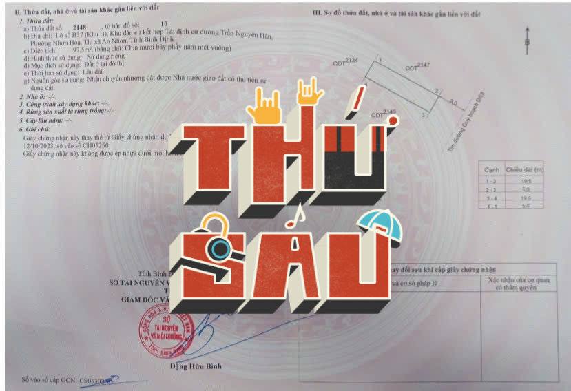 Đất Nền Trần Nguyên Hãn, Quy Nhơn 98m² - Sổ Đỏ Sẵn Sàng