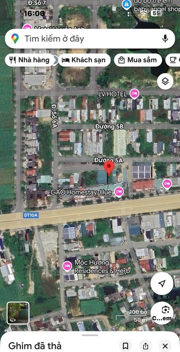 Đất nền Thành Phố Huế 116m² - Hạ tầng hoàn thiện, sẵn sàng xây dựng!