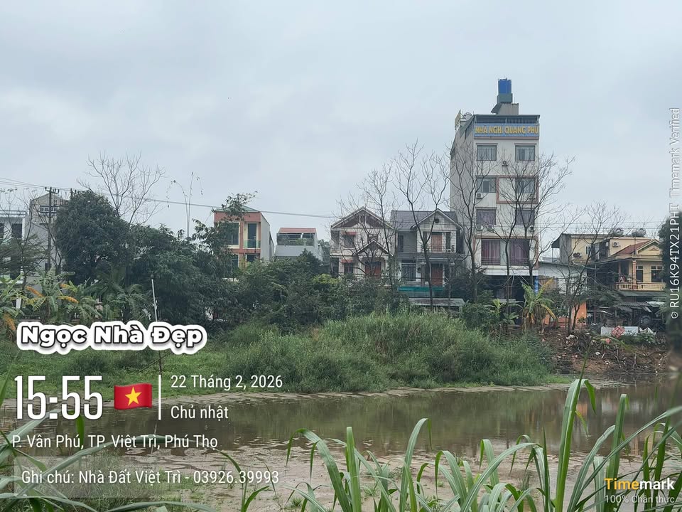 Đất nền view hồ Gò Na 124m² - Giá đầu tư 3.6 tỷ tại Việt Trì