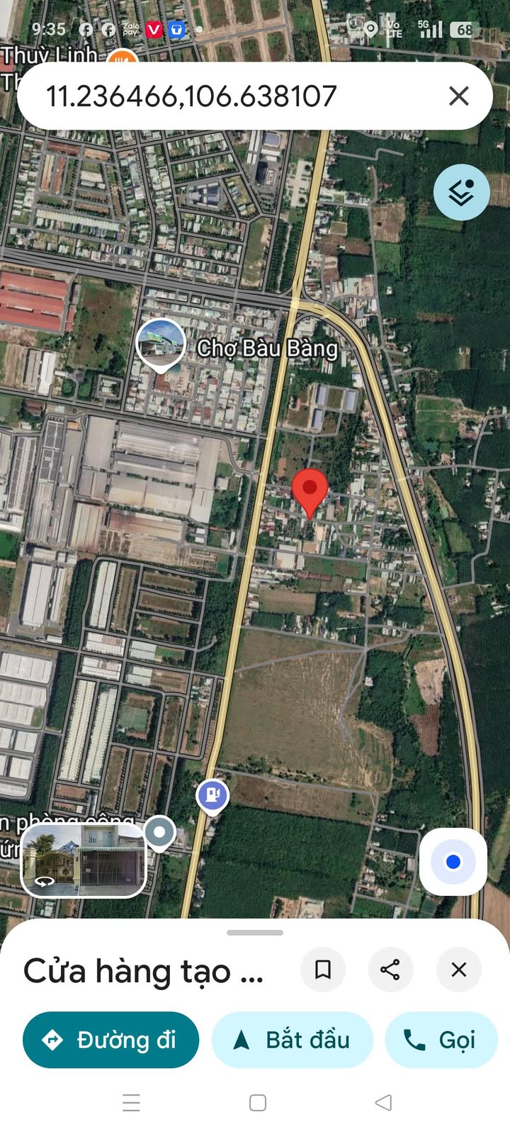 Đất nền KCN Bàu Bàng 600m² giá 5 tỷ - Tiềm năng tăng giá vượt trội!