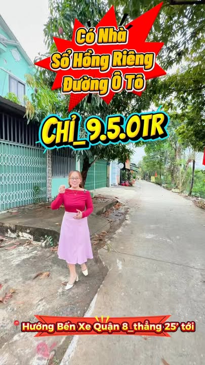 Nhà Riêng Bình Chánh 46m² 1.52 tỷ - Sổ hồng sẵn, ô tô tận cửa!