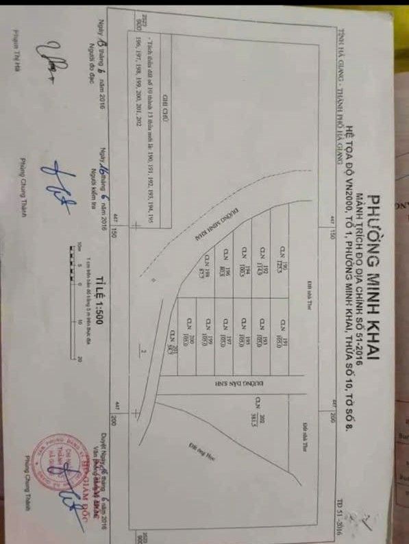 Bán Đất Chính Chủ 105m² Đường Minh Khai, Bắc Quang - Giá Ưu Đãi