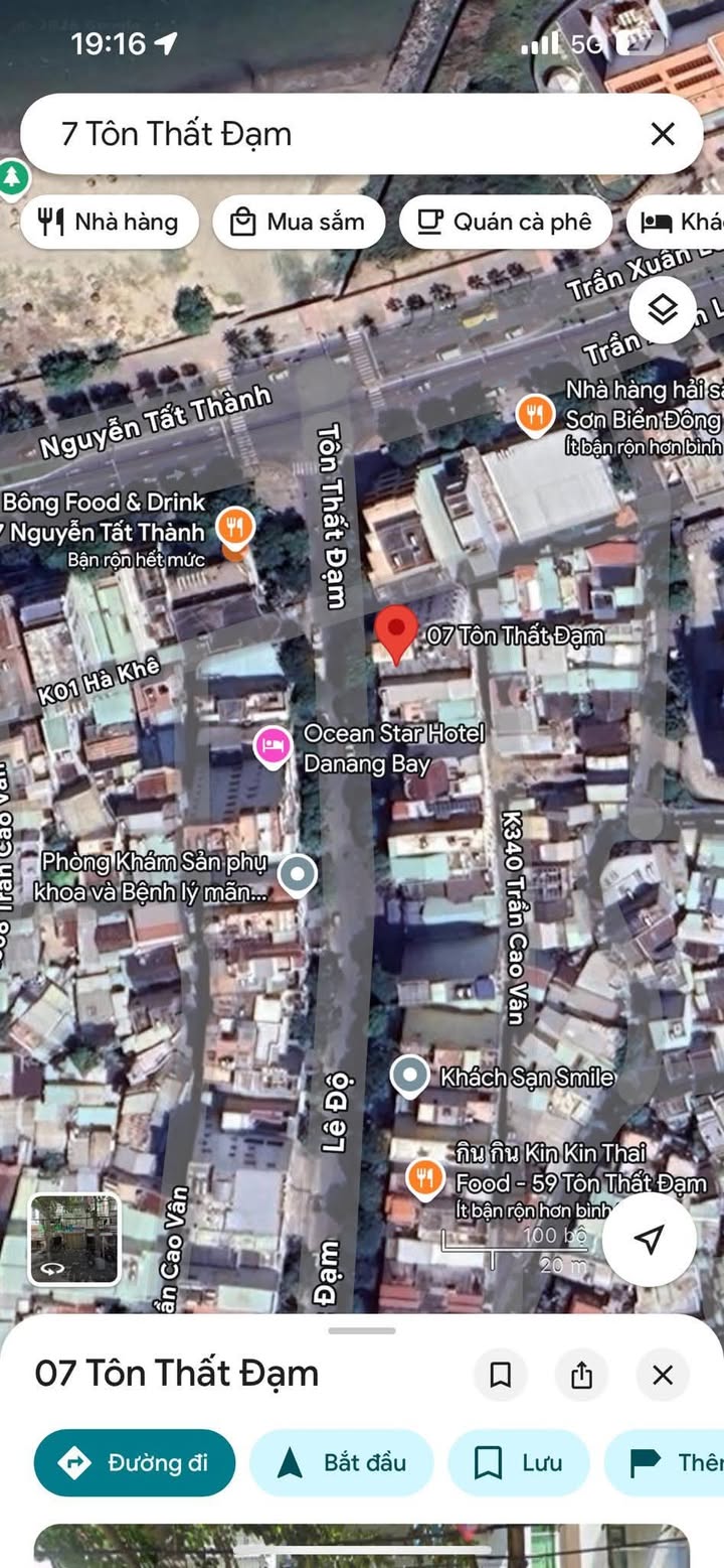 Nhà phố Tôn Thất Đạm Đà Nẵng 90m² - Vị trí đắc địa, sát biển!