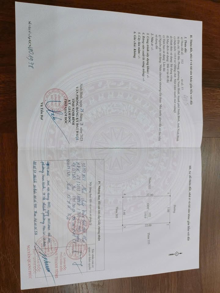 Đất Vàng 110m² Phố Bắc Phong, Hoa Lư - Sổ Đỏ Sẵn Sàng