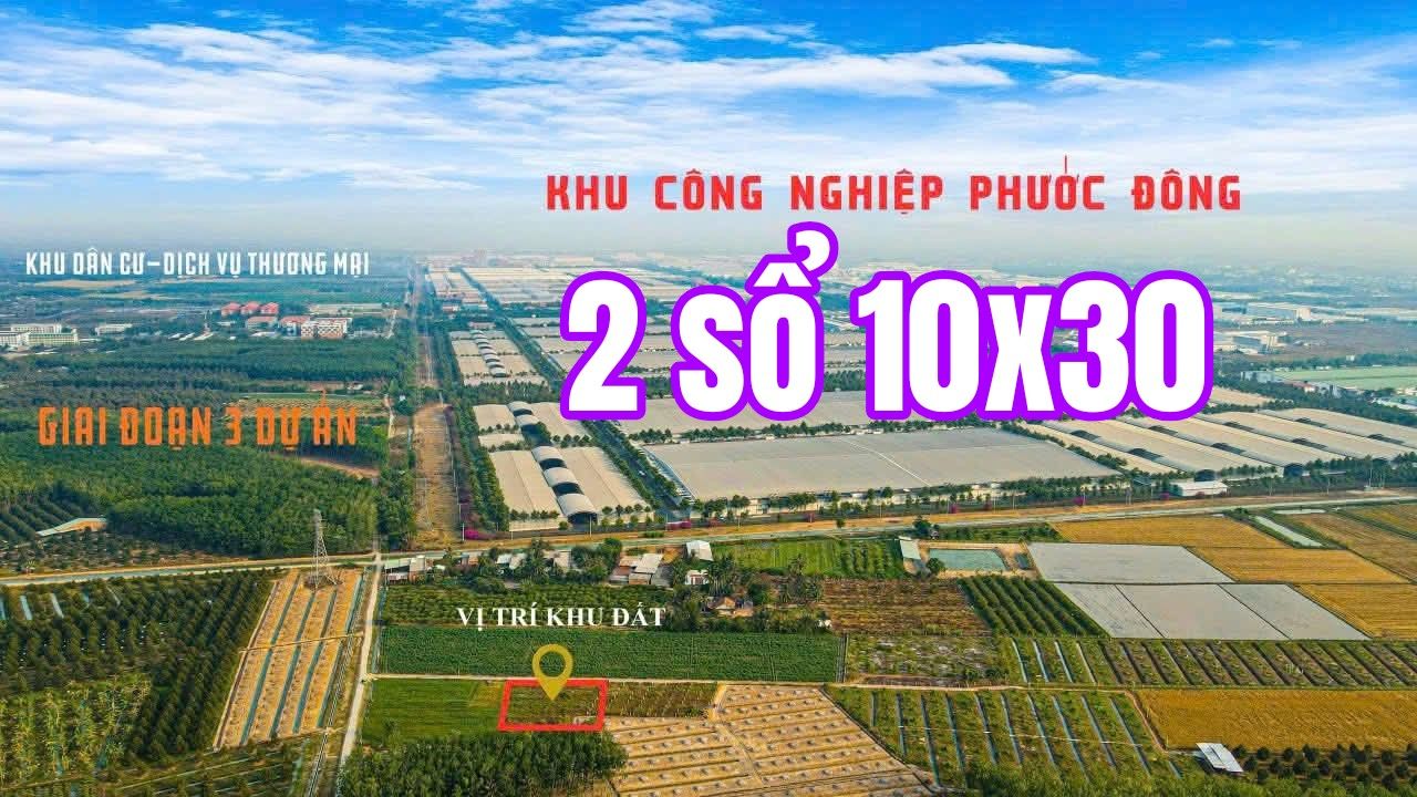 Đất Xây Dãy Trọ KCN Phước Đông 150m² - Sổ Hồng Riêng - Giá 650 Triệu