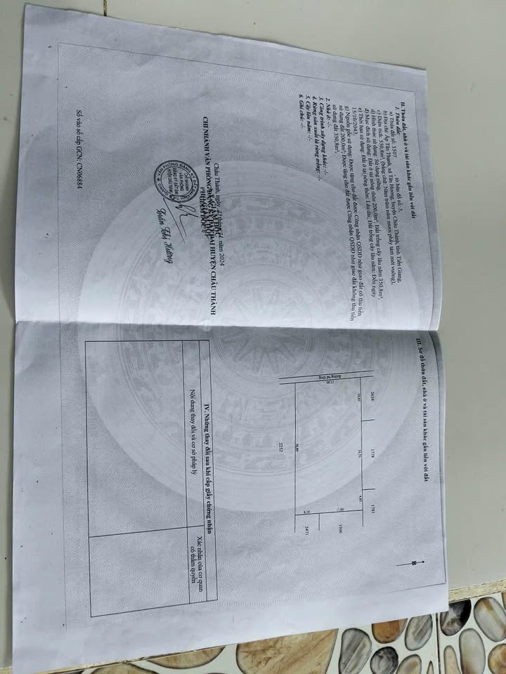 Đất nền 550m² Xã Hoà Tịnh, Chợ Gạo - Tiềm năng tăng giá cực tốt!