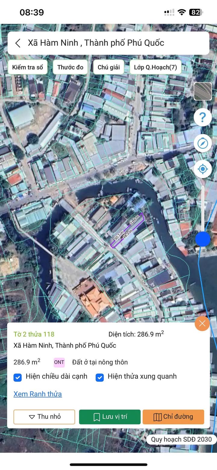 Bán Đất Mặt Tiền Chợ Hàm Ninh Phú Quốc 290m² - Kinh Doanh Đa Ngành, View Biển