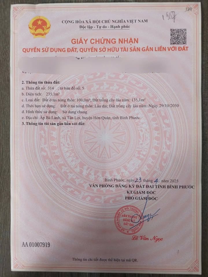 Bán Đất Thổ Cư 5500m² Quận 12 - Giá 230 Triệu, Đường Thông