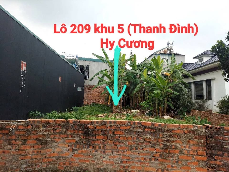 Đất Nền 209m² Hy Cương, Việt Trì - Lô Đẹp Hướng Nam, Giá Tốt