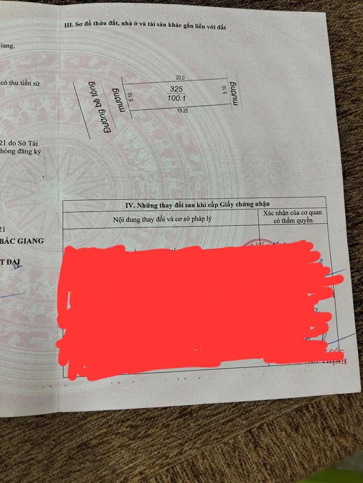 Đất nền Lão Hộ Yên Dũng 100m² hơn 1 tỷ - Sổ đỏ chính chủ!