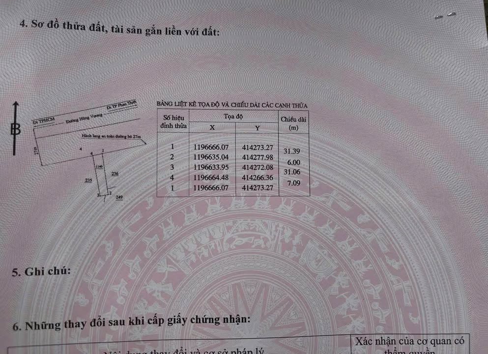 Bán đất mặt tiền QL1A Tân Nghĩa 640m² giá 1.1 tỷ - Sổ đỏ chính chủ!