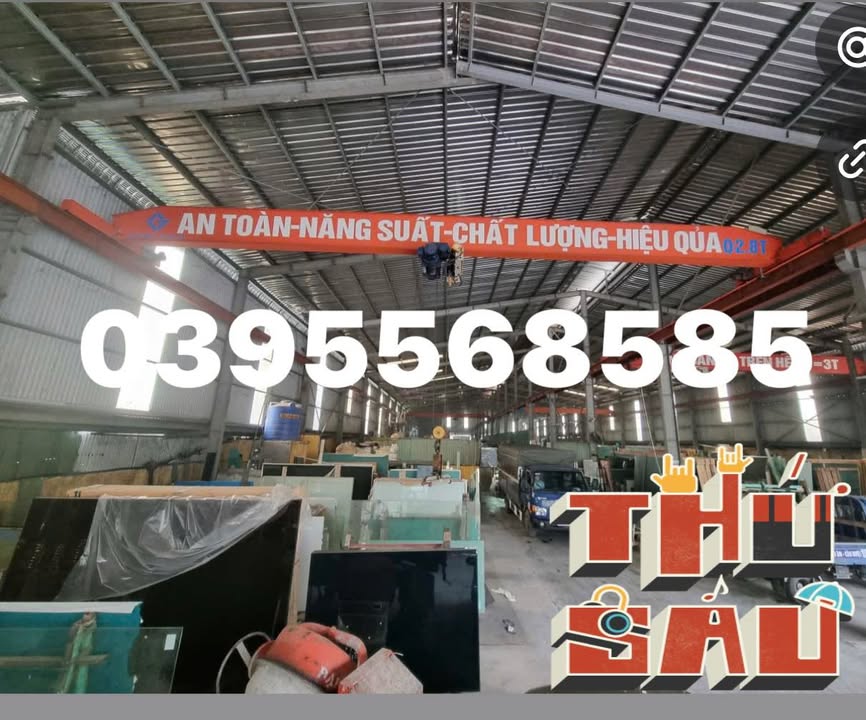 Cho Thuê Xưởng 1500m² Tại Bình Giang, Hải Dương - Có Sẵn Cẩu Trục, Trạm Điện 1500 KVA