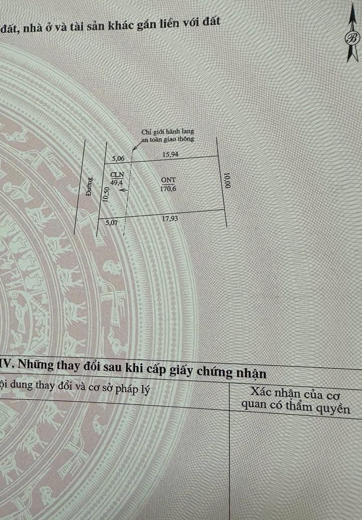 Đất thổ cư Hữu Lũng 105m² sổ đỏ - Ô tô tận cửa, giá 1.x tỷ