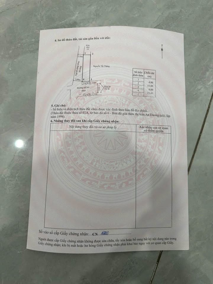 Đất Lô Góc 61m² - Thị trấn An Dương, Hải Phòng - Sổ Đỏ Chính Chủ