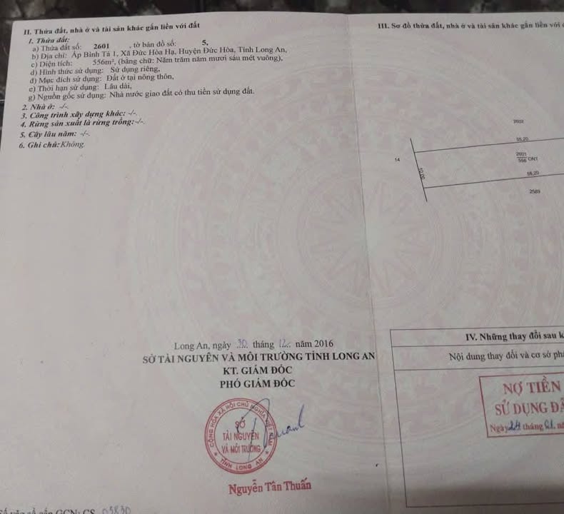 Đất nền Đường Ốc Eo, Đức Hòa 560m² - Sổ đỏ chính chủ!