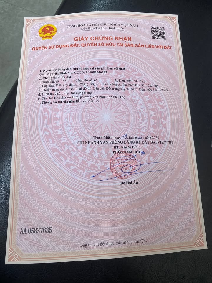 Đất nền Kim Đức Việt Trì 200m² - Tiềm năng tăng giá vượt trội!