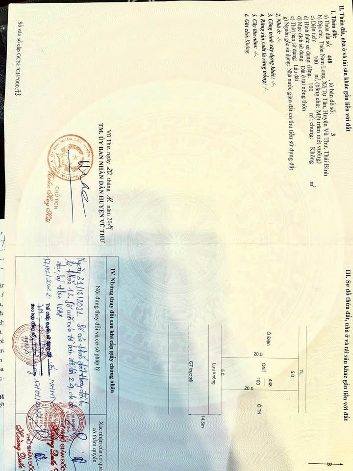 Nhà mặt tiền Tự Tân, Vũ Thư 100m² - Mặt tiền kinh doanh hiệu quả!