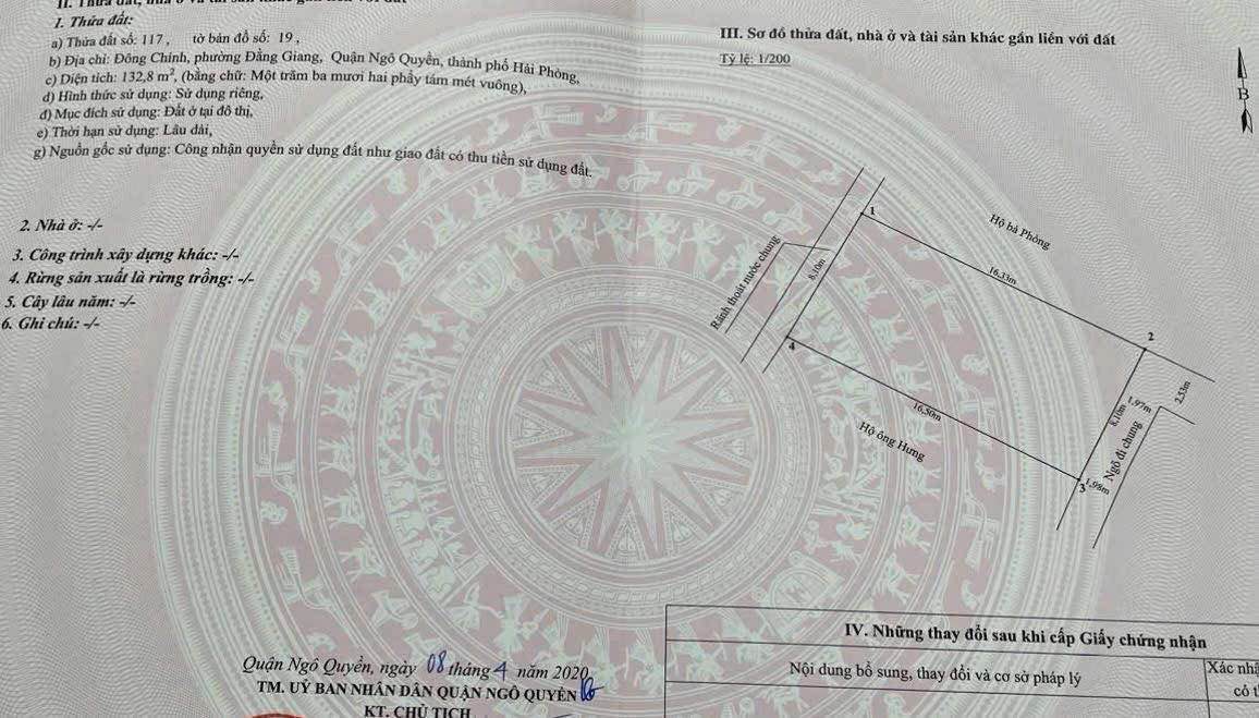 Đất Nền An Đà - 133m² Mặt Tiền 8m - Sổ Đỏ Sẵn Sàng