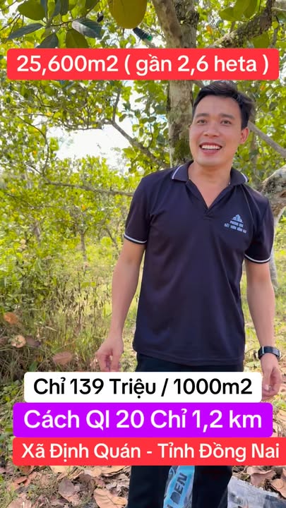 Đất nền Định Quán, Đồng Nai 1000m² - Tiềm năng tăng giá!