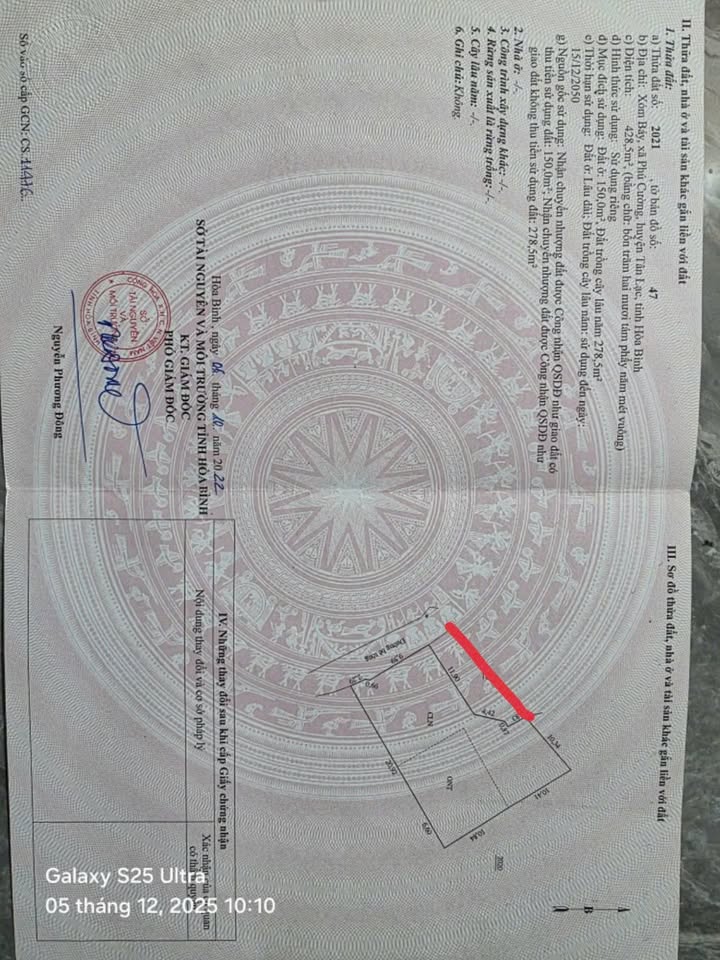 Bán Gấp 3 Lô Đất Vàng Yên Bài, Ba Vì 984m² - Sổ Đỏ Thổ Cư