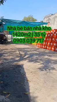 Kho Nhà Bè TP.HCM 1420m² giá 35 tỷ - Hoạt động ngay!