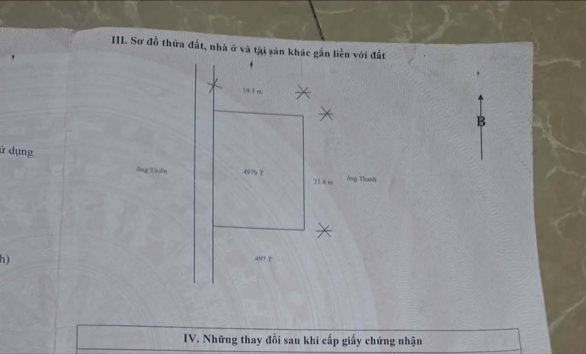 Đất nền Xã Nga Thanh 417m² - Sổ đỏ chính chủ, mặt tiền rộng!