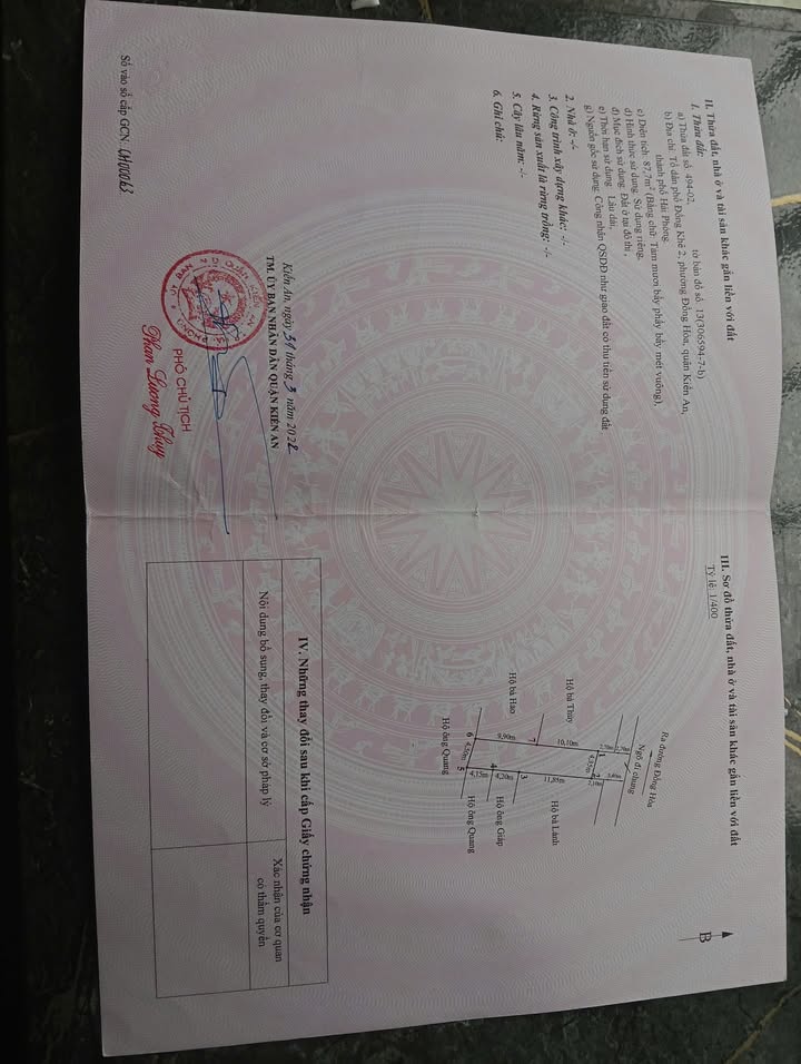 Đất nền Đồng Hòa Kiến An 87.7m² giá 2.8 tỷ - Sổ đỏ chính chủ đón sóng Vành đai 2!