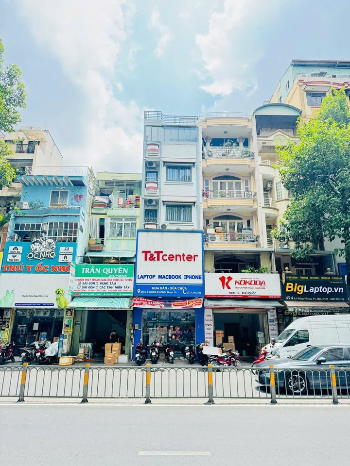 Nhà phố Lê Hồng Phong Q10 13.5 tỷ - Mặt tiền kinh doanh sầm uất!