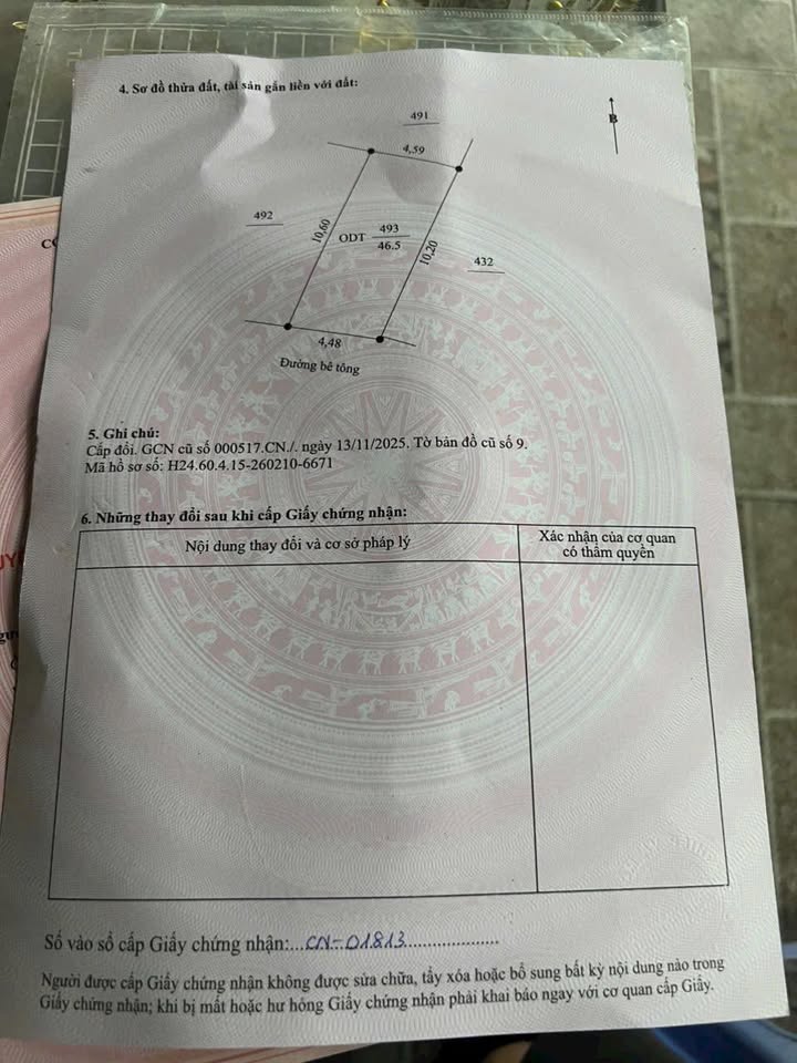 Bán Đất Ngõ Thắng Lợi, Hải Tân - 46.5m² Sổ Hồng Giá 1.43 Tỷ