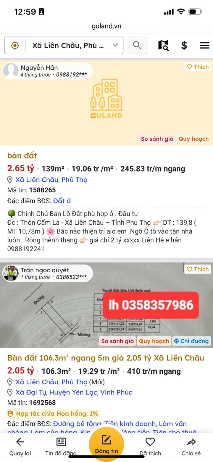Đất nền Bình Xuyên 500m² giá 7.5 tỷ - Tiềm năng tăng giá