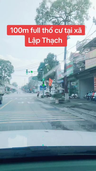 Đất Nền Lập Thạch 100m² Full Thổ Cư - Kinh Doanh Đắc Địa Ngay Trung Tâm