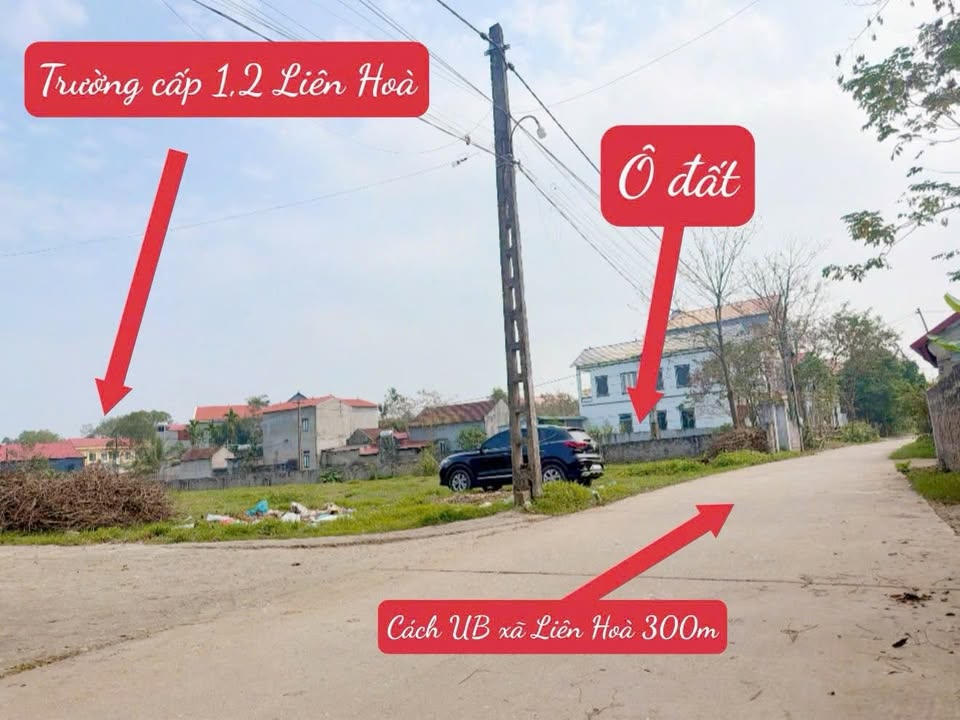 Đất Lập Thạch 103m² - Trung tâm Liên Hòa, Giá 6xx Triệu