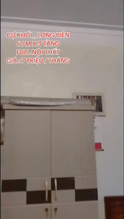 Cho thuê nhà nguyên căn Cự Khối, Long Biên - 180m² full nội thất, giá 7 triệu