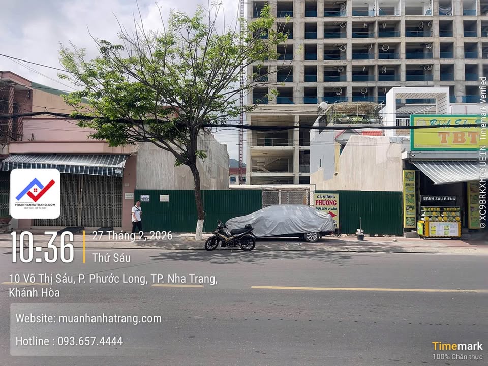 Đất Mặt Tiền Võ Thị Sáu, Nha Trang - 364.6m² Kinh Doanh Đắc Địa