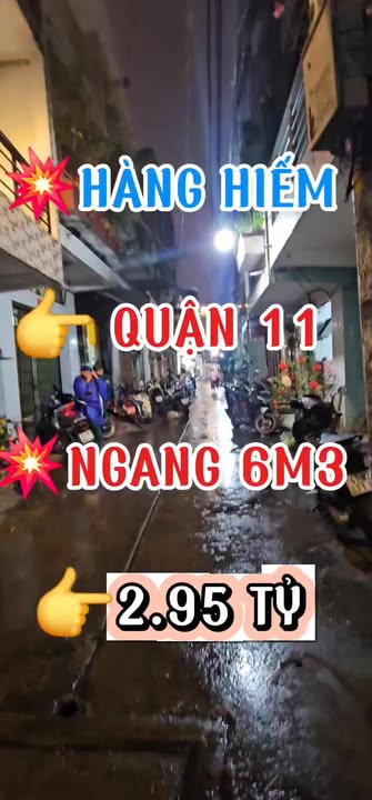 Nhà Phố Lạc Long Quân Q11 2.95 tỷ - Giá tốt hiếm có!