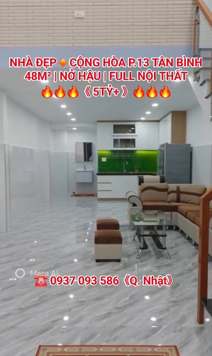Nhà phố Nhất Chi Mai Tân Bình 48m² giá 5 tỷ - Sẵn sàng ở ngay!