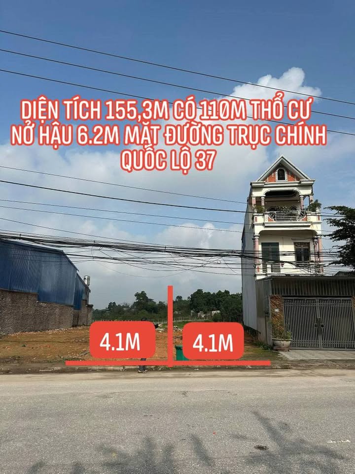Đất Nền MT QL37 Thái Nguyên 290m² - Kinh Doanh Đắc Lộc